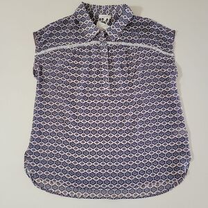 Mystree Women's Geometric Print Blouse